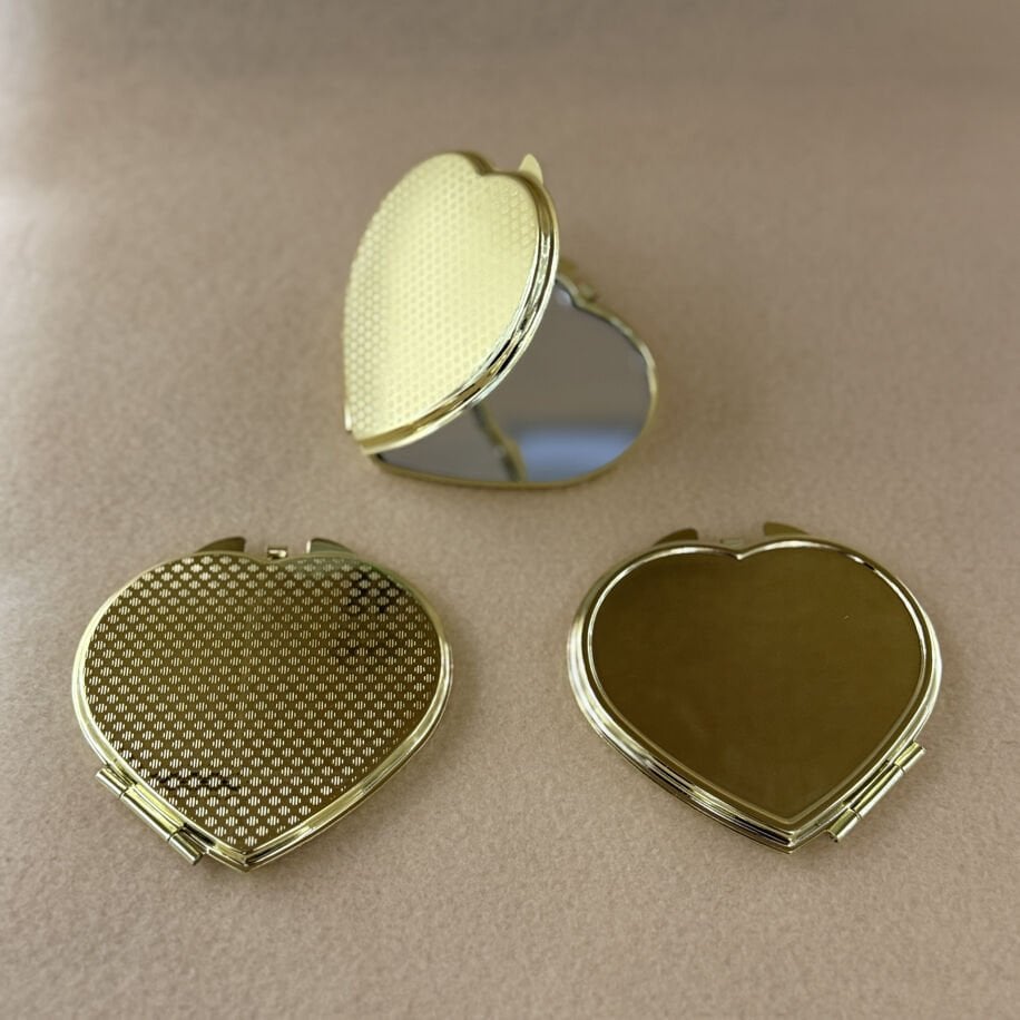 Kalpli Çelik Ayna Gold Renkli (100 Adet)