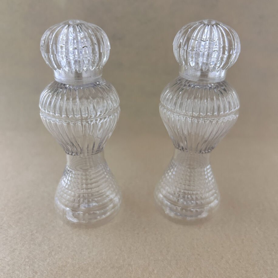 50ml Kristal Kapaklı Plastik İnce Belli Şişe