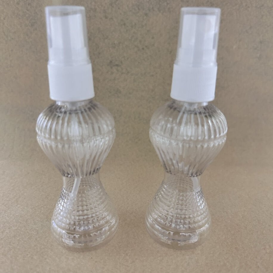 50ml Sprey Başlıklı Plastik İnce Belli Şişe (100 Adet)