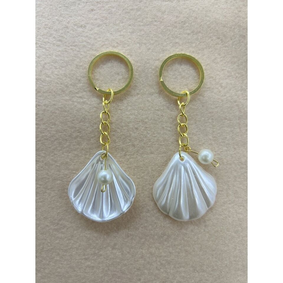 Plastik İstiridye Anahtarlık (100 Adet)