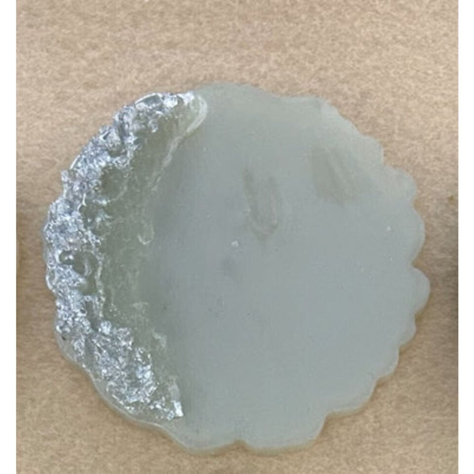 100 Adet Gümüş Taşlı Epoksi Magnet