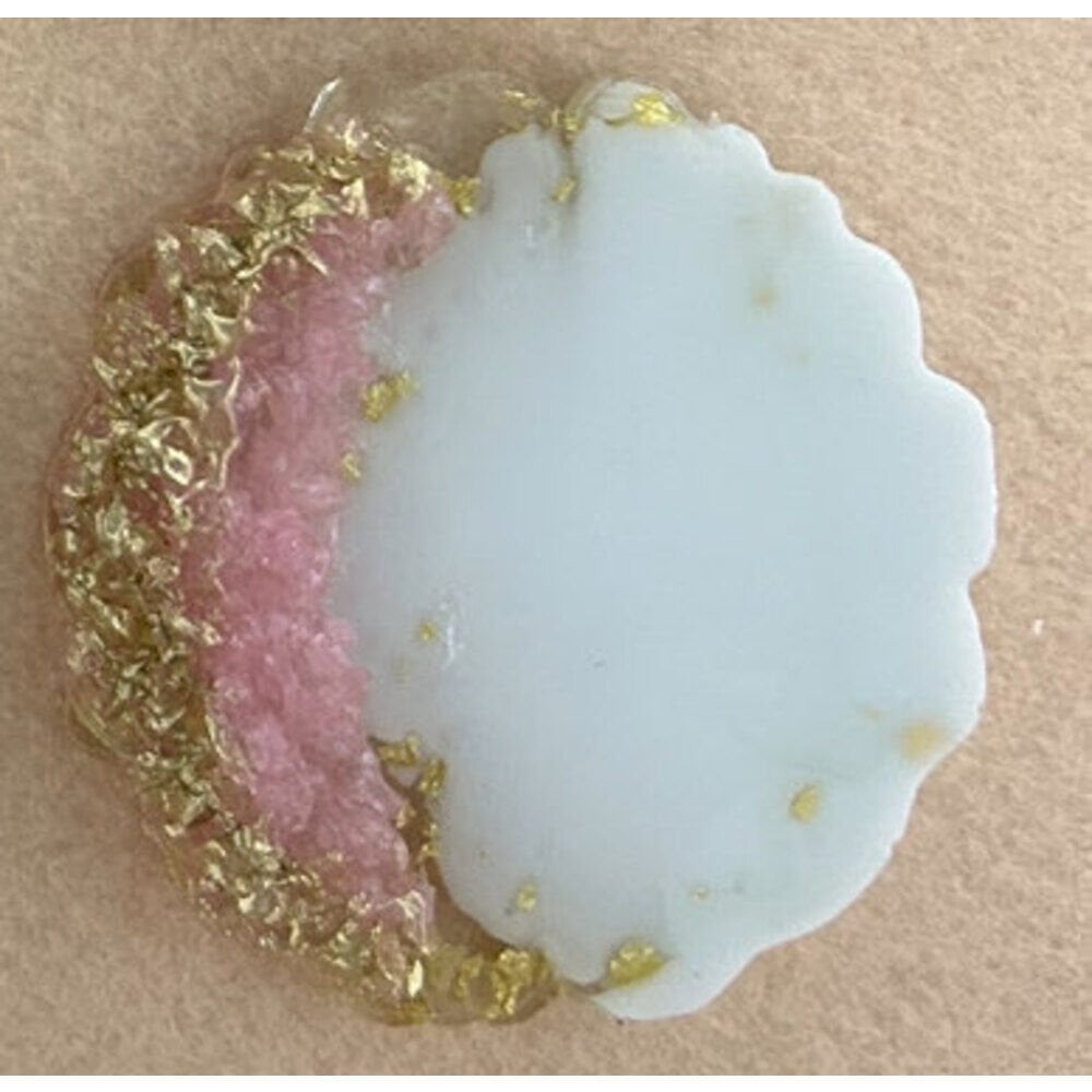 Gold Pembe Taşlı Epoksi Magnet