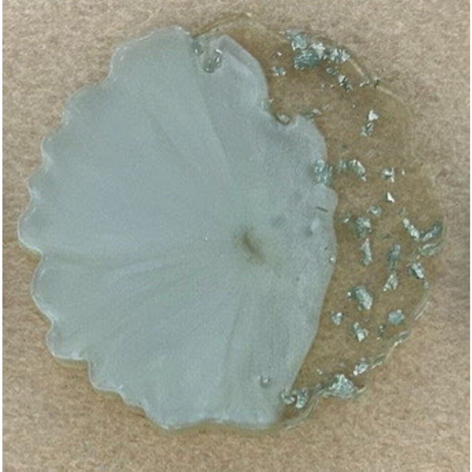 Tırtıklı Sedef Gümüş Epoksi Magnet 100 Adet