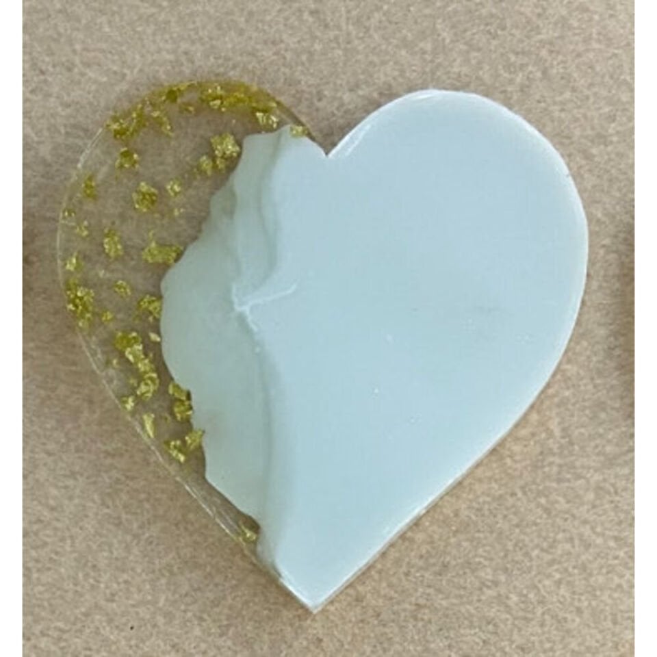 Kalpli Beyaz Gold Epoksi Magnet 100 Adet