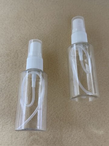 Slindir Sprey Başlıklı 40ml Plastik Şişe