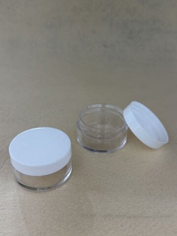 Mika Krem Kutusu Beyaz Kapaklı 10ml Kapasiteli