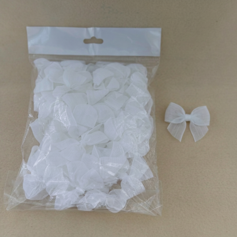 Keten Kurdele Fiyonk Beyaz 50li Paket