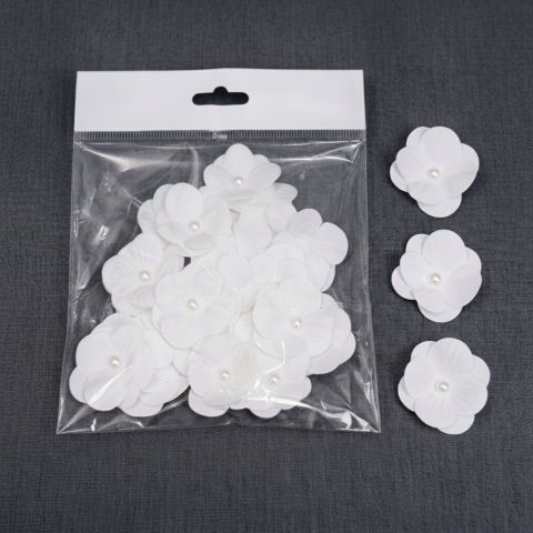 İncili Çift Ortanca  Beyaz 25Li Paket