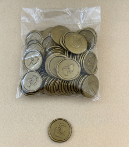 Ayak İzi Mühür Gold 100lü Paket