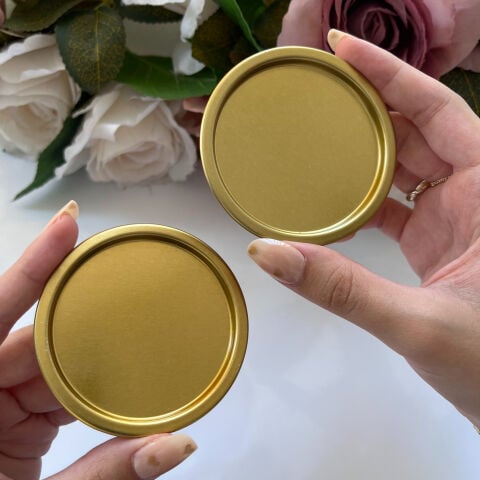 Metal Gold Tepsi 7.5cm