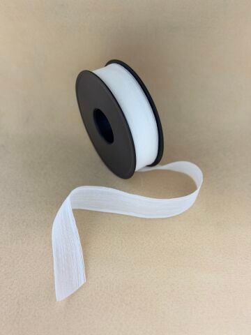 Keten Kurdele Beyaz 2.5cm 20Metre