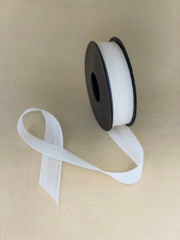 Keten Kurdele Krem 2.5cm 20Metre