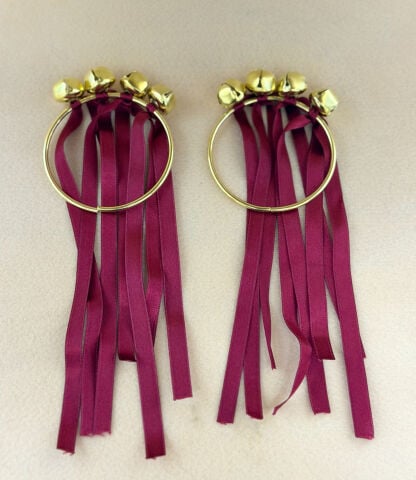 Zilli Halka Bordo 7cm (15'Li Paket)