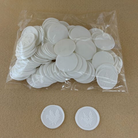 Zeytindalı Mühür Beyaz 100lü Paket